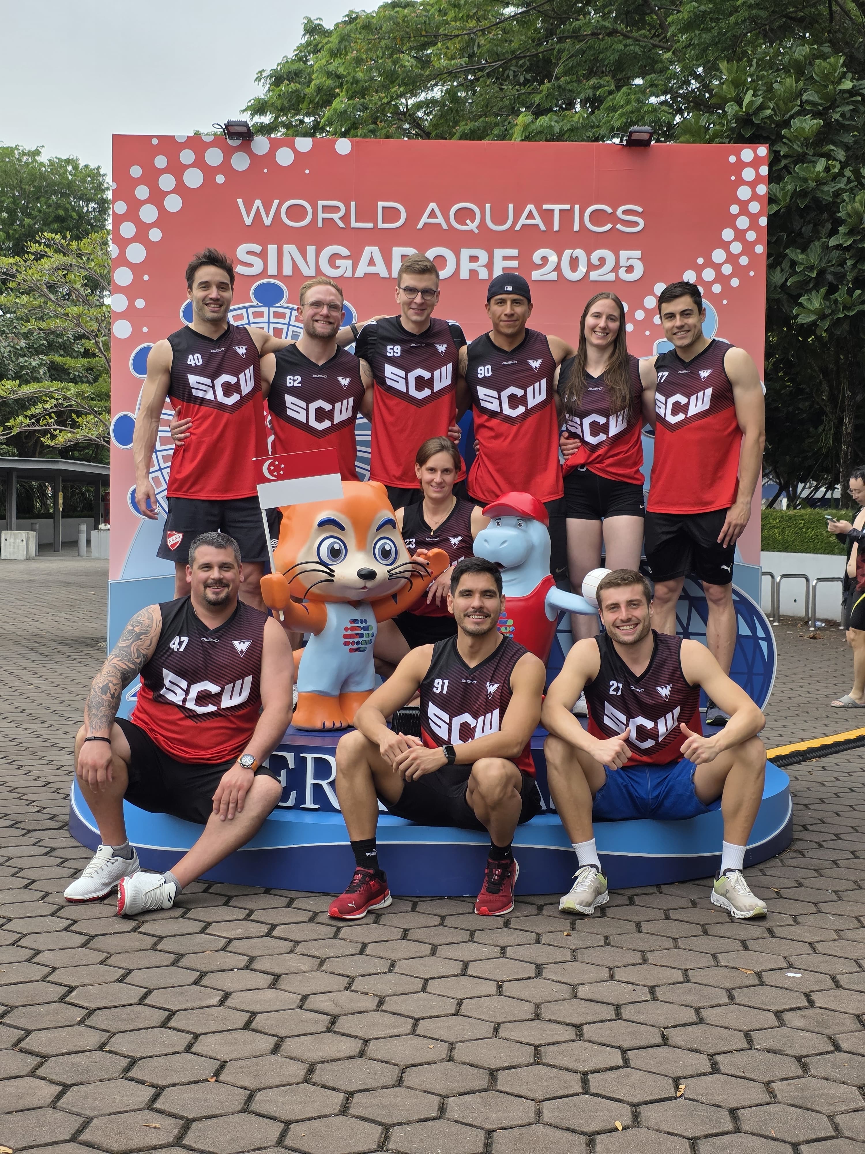 Gruppenbild in Singapur